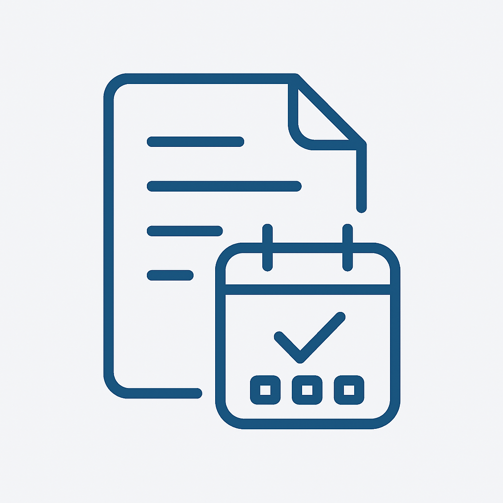Paperwork & Scheduling